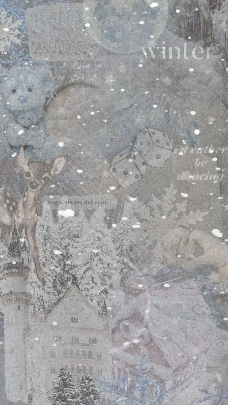 ai character: ETM WINTER ❄️ background