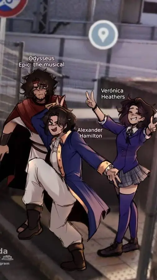 ai character: HeatherHamilEpic☆ background