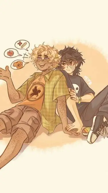 ai character: Solangelo~💛🖤 background