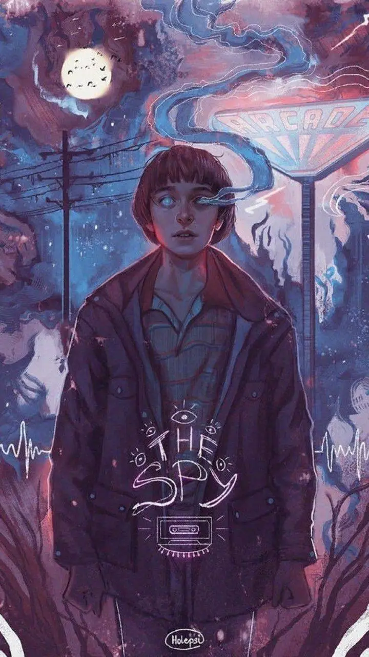 ai character: Will Byers~♡ background