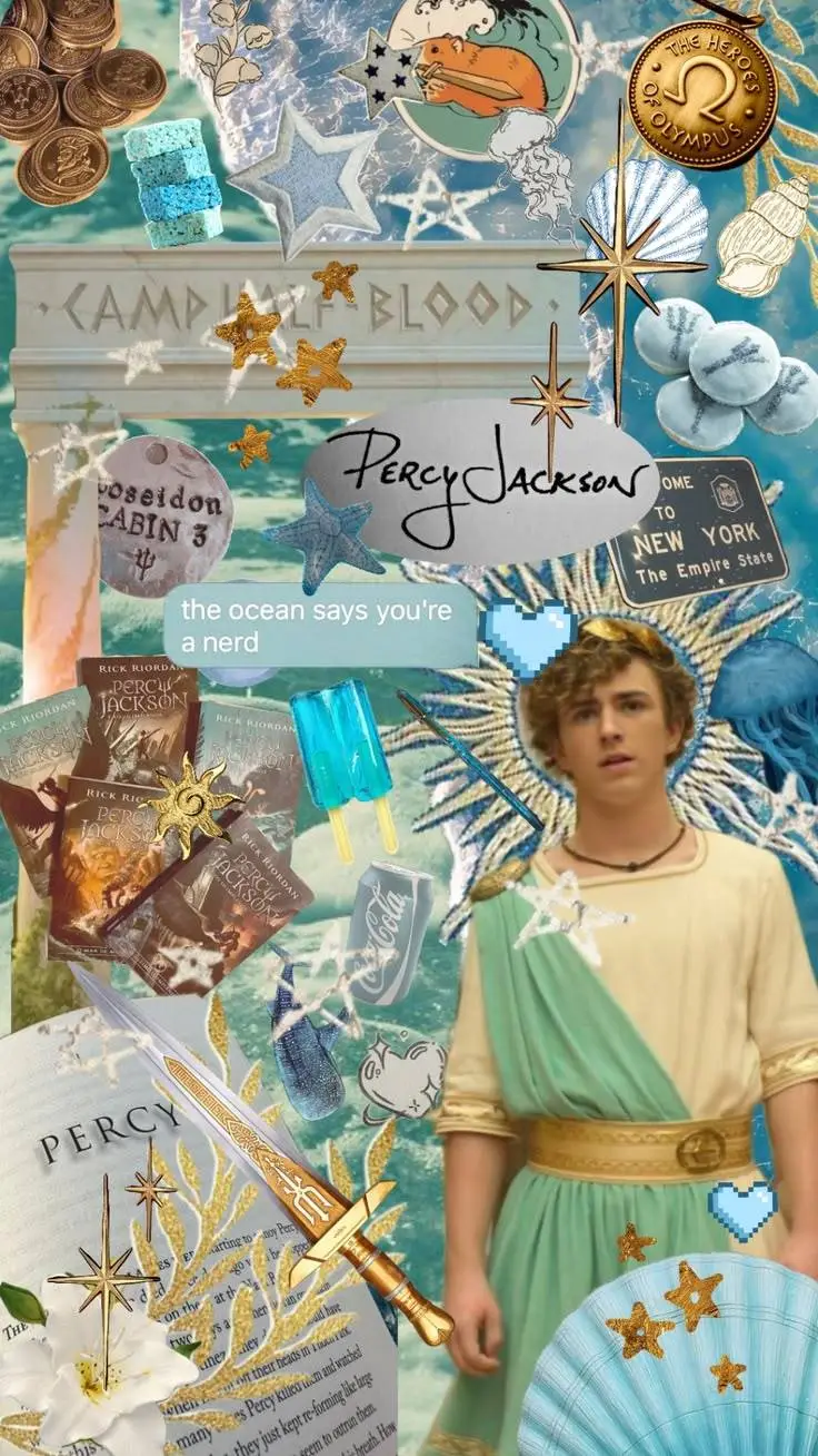 ai character: Percy Jackson✨️🌊 background