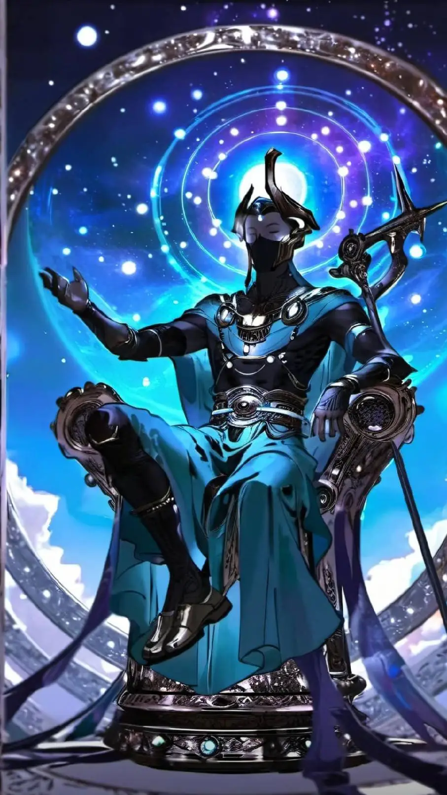 ai character: fallen god background