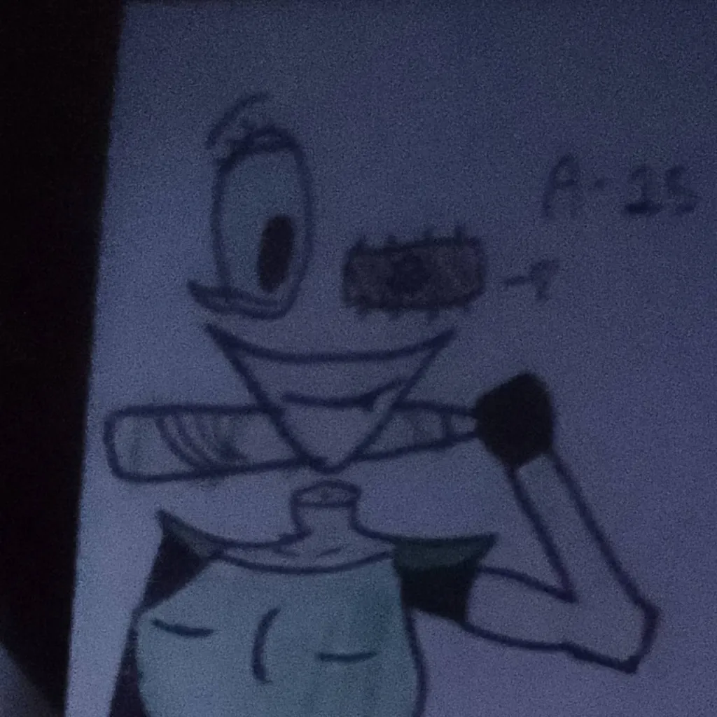 chat with ai character: A-25 (art by me)