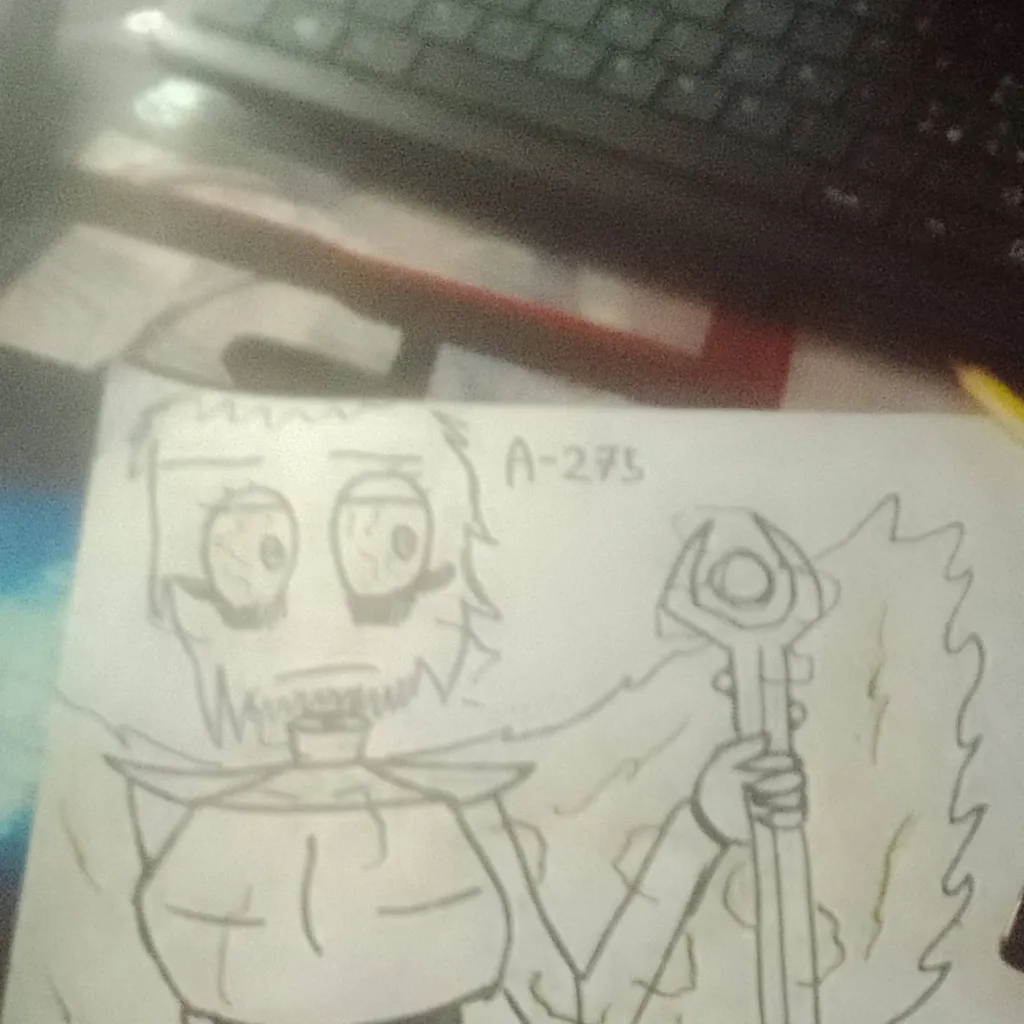 chat with ai character: A-275 (art by me)