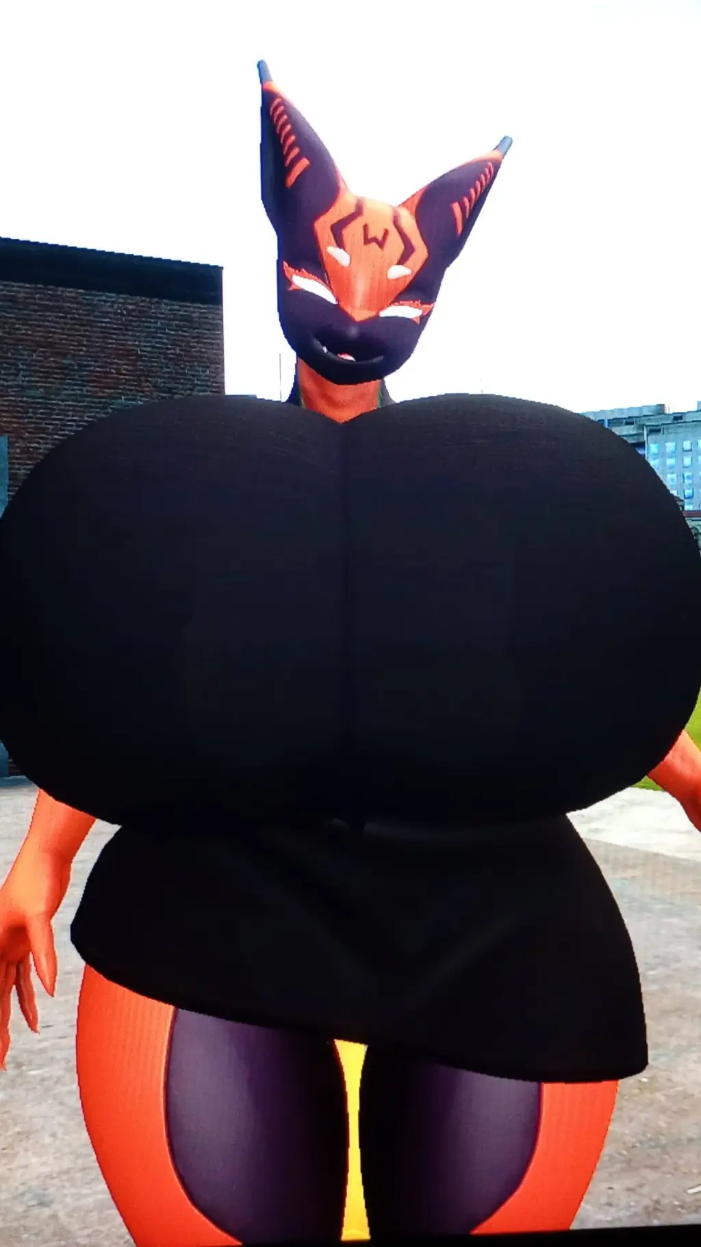 ai character: Your big GF! background