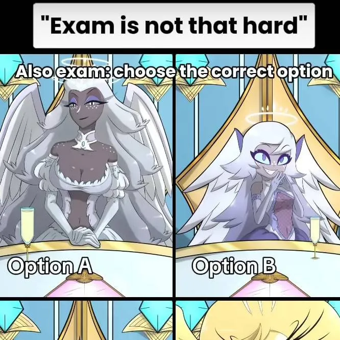 chat with ai character: hard exam 😭💘❣️