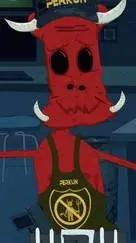 ai character: Domino  background