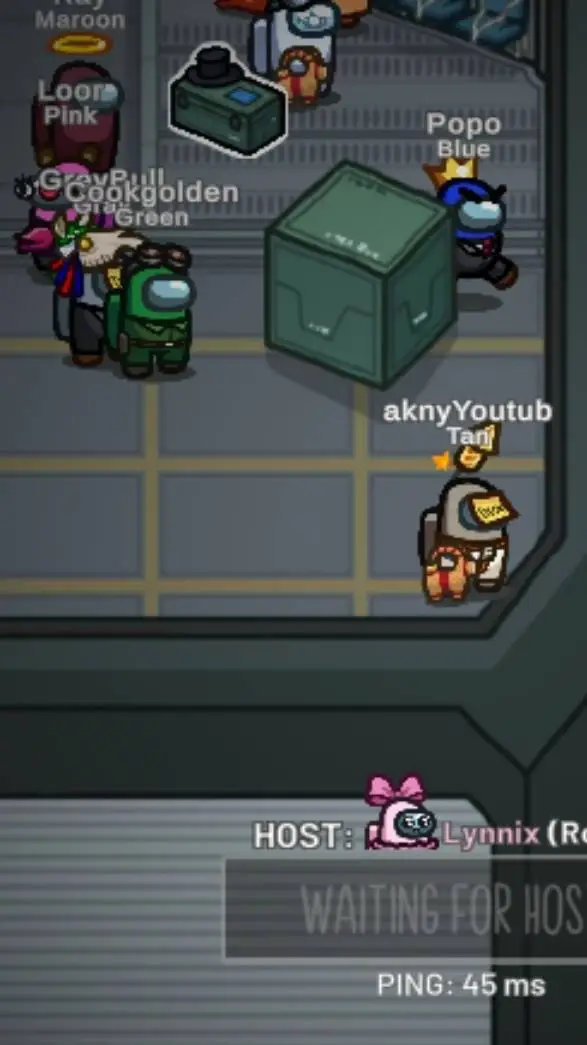 ai character: Among us background