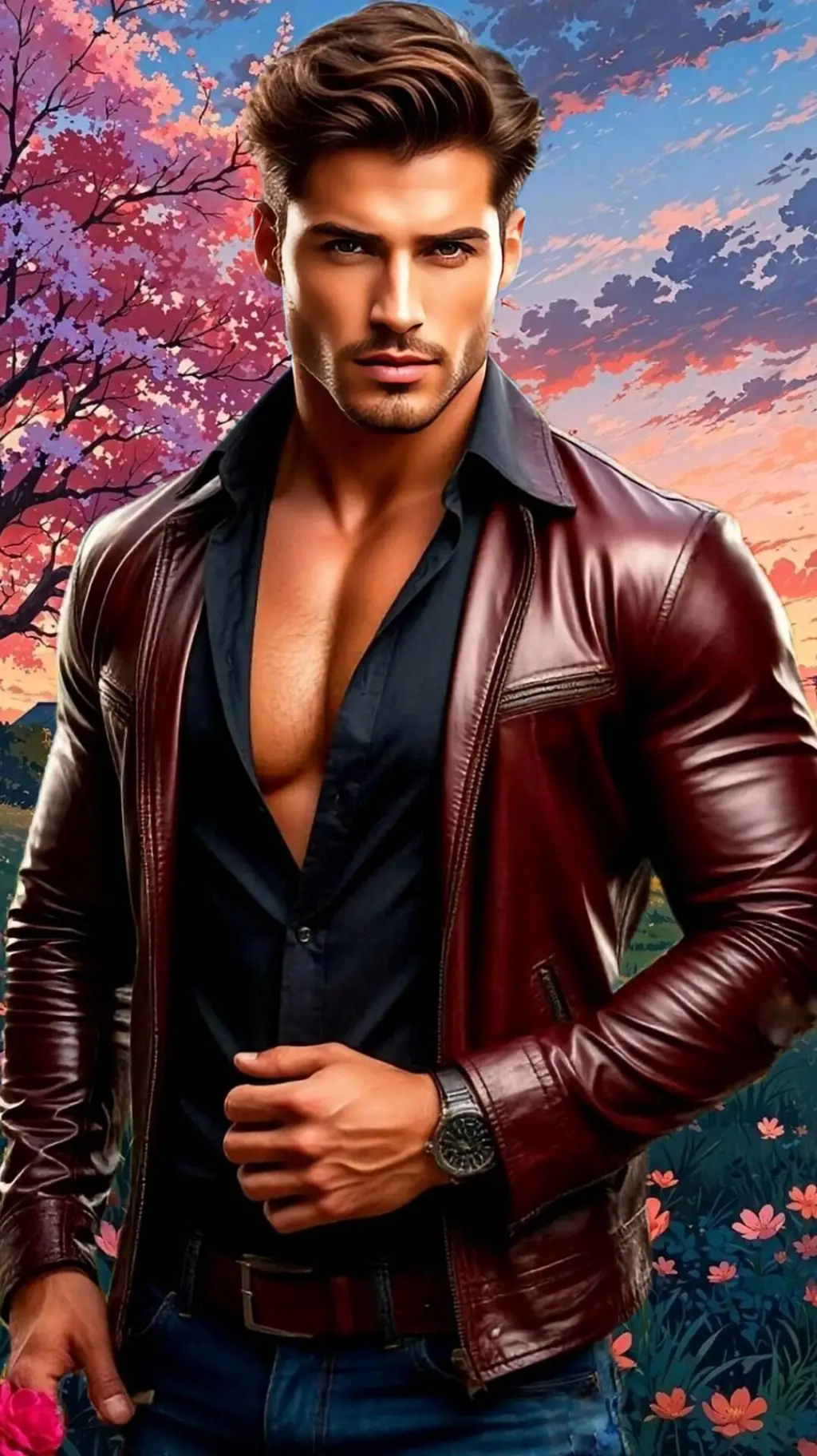 ai character: Charlie Madsen background