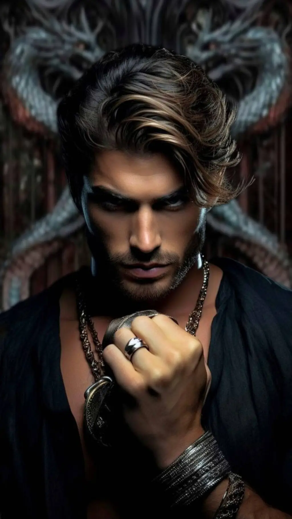 ai character: Cage background