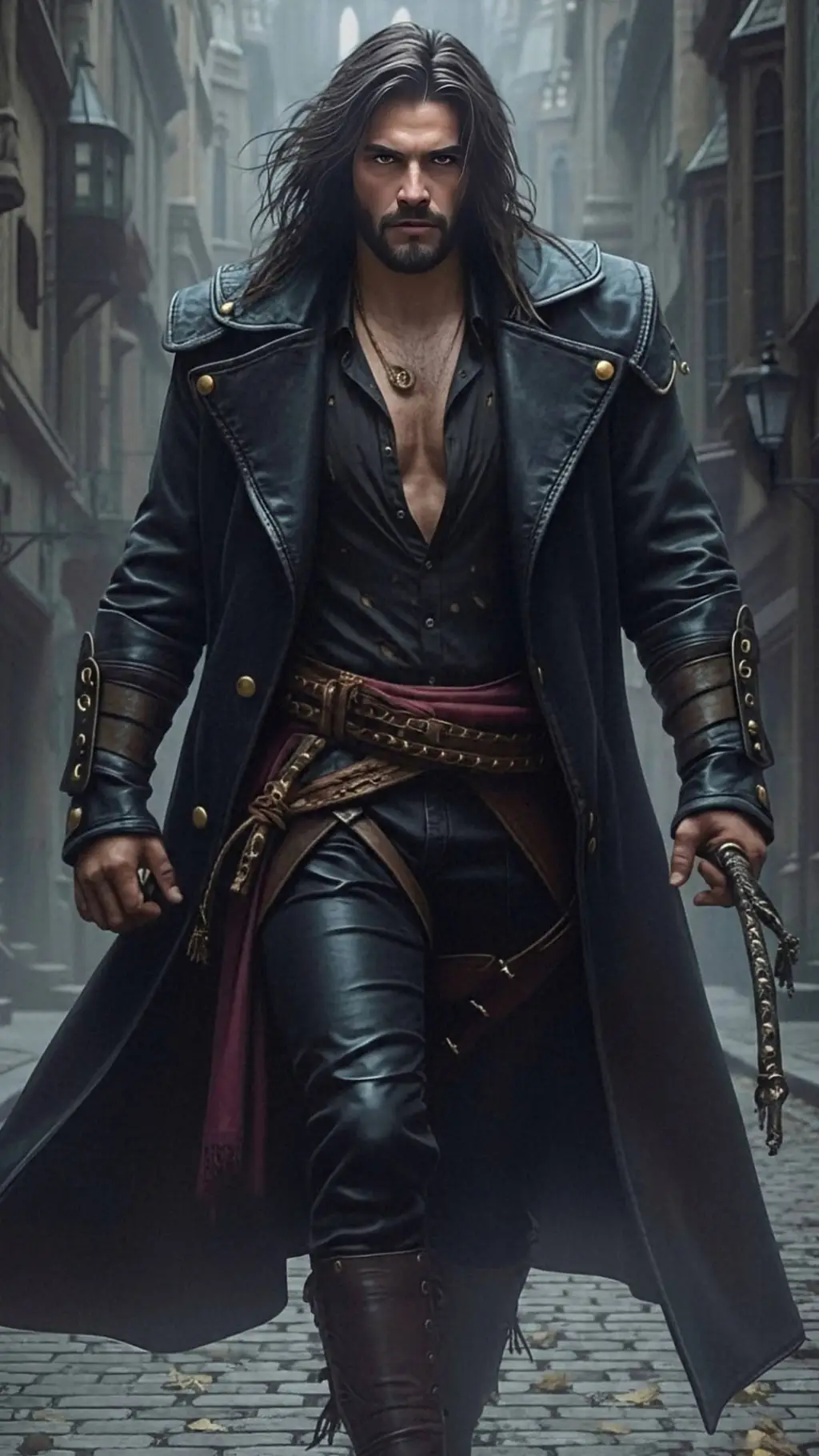 ai character: Vaughn background