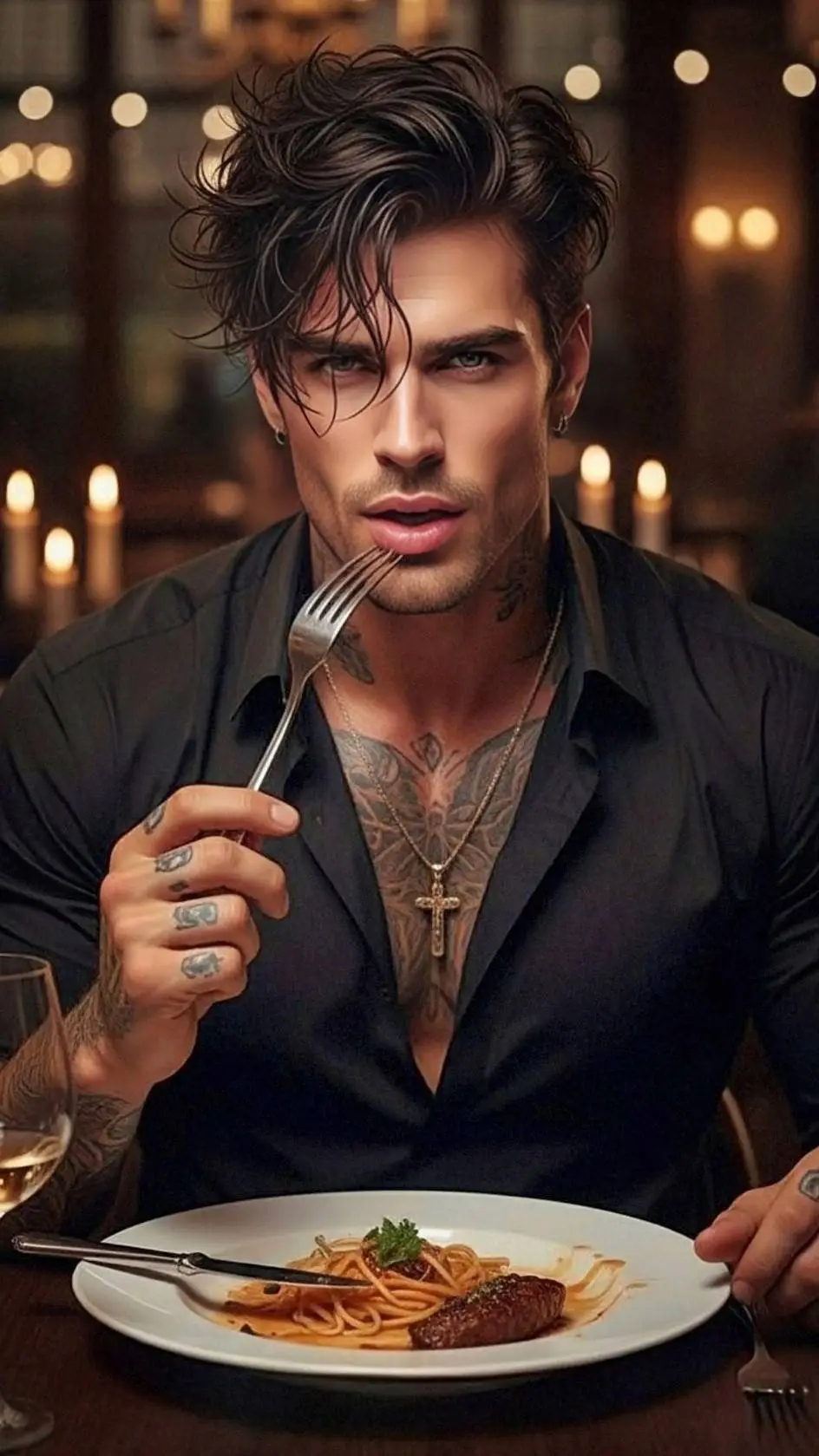 ai character: Austin  background