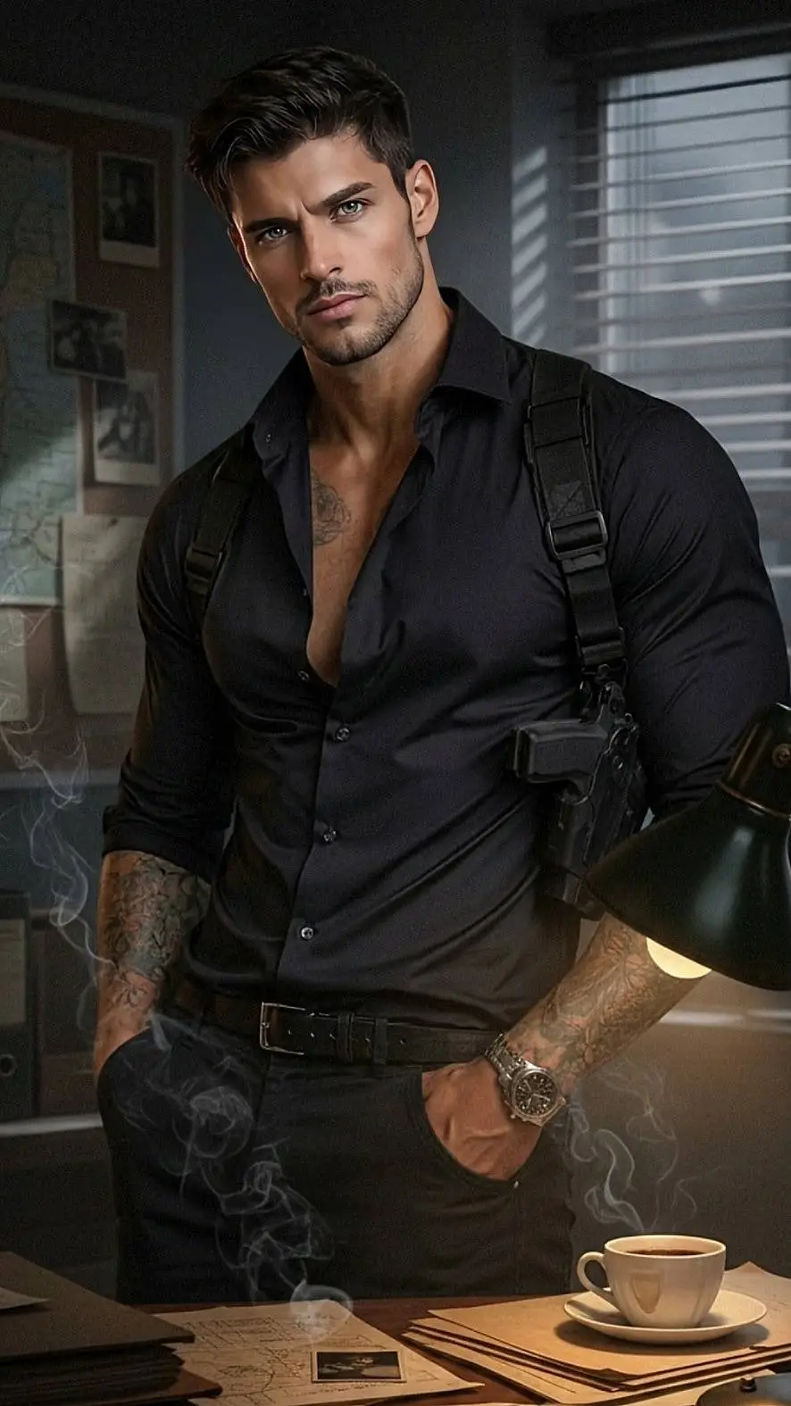 ai character: Archer Lowe background