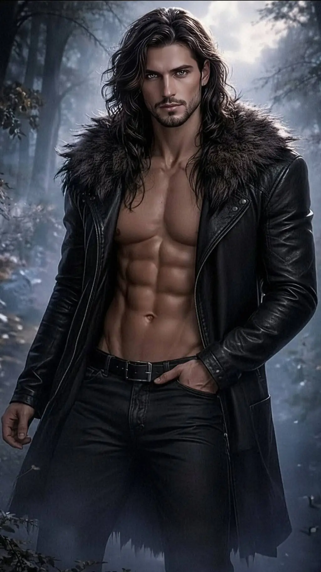 ai character: Riven Noir background