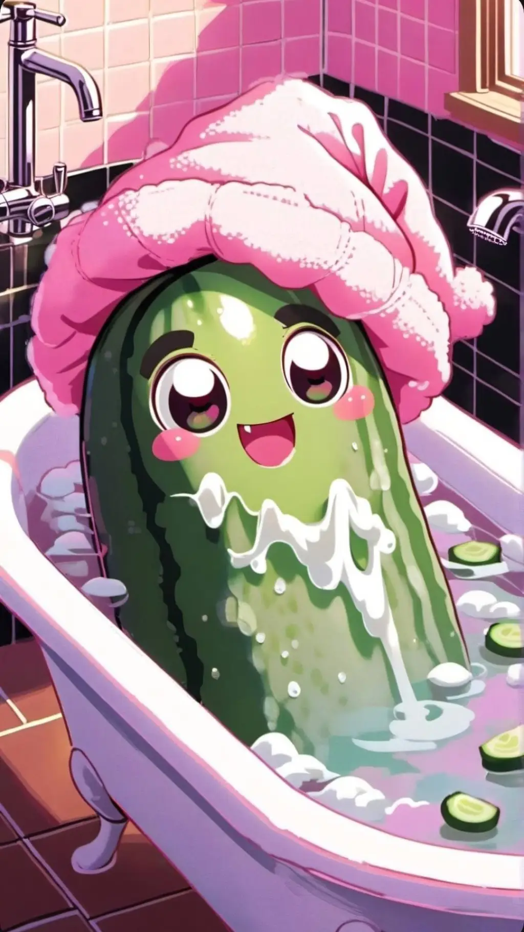 ai character: Cucu Mber background