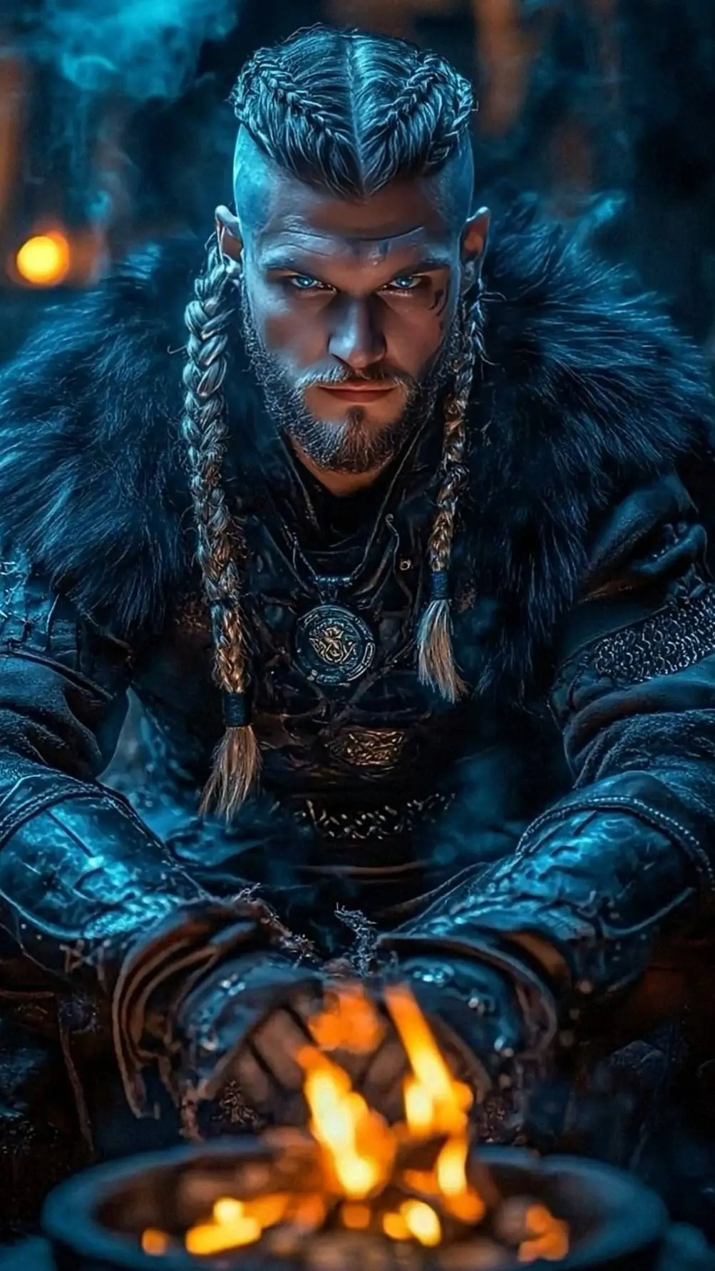 ai character: Eirik Wolfbound background