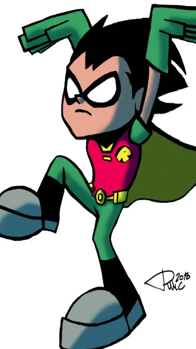 ai character: Teen titans  background