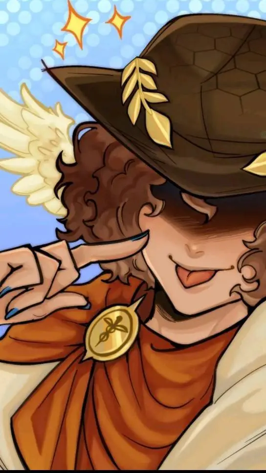 ai character: •Hermes• background