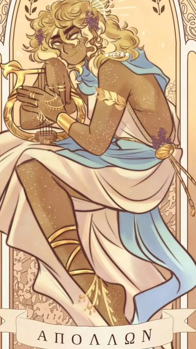 ai character: ×APOLLO× background