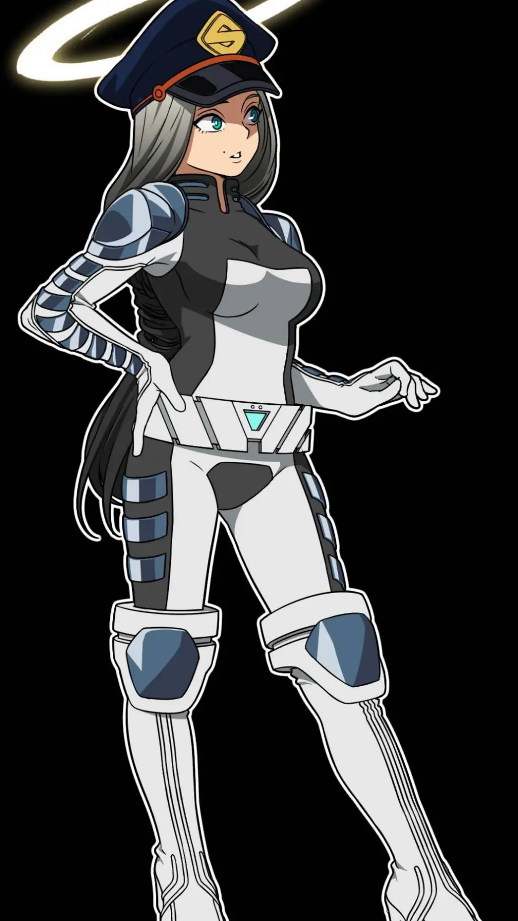 ai character: heroína corona background