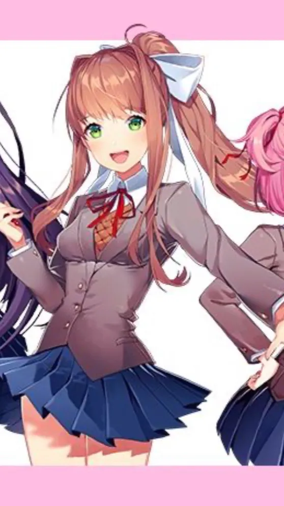 ai character: DDLC! background