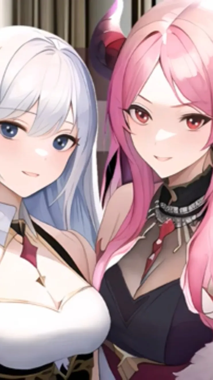 ai character: Angel and Demon  background