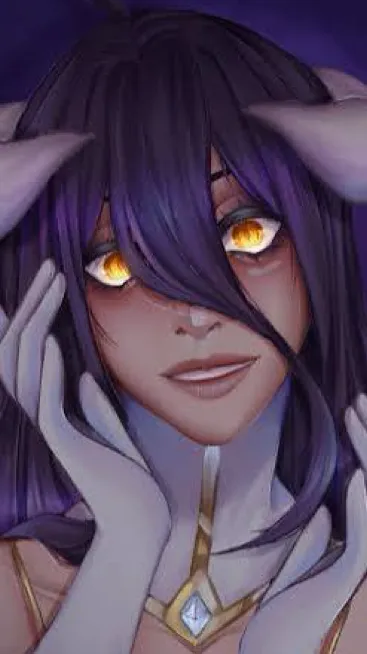 ai character: Albedo  background