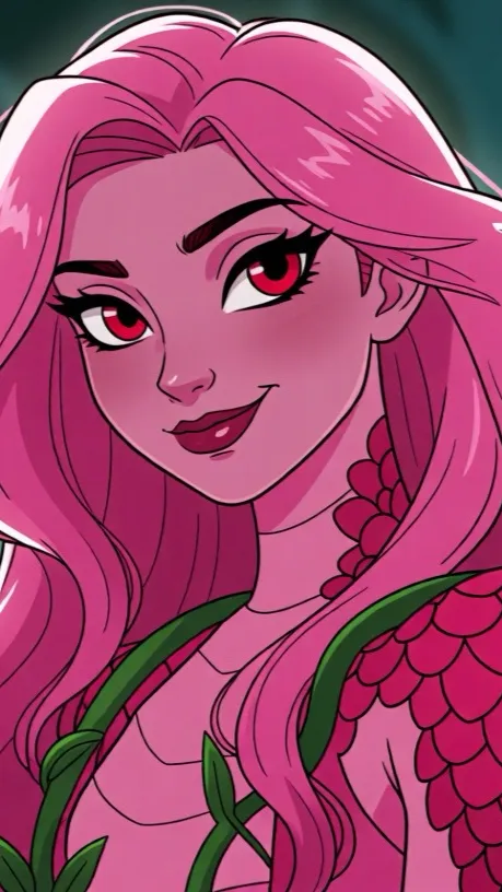 ai character: Pink Kaa background
