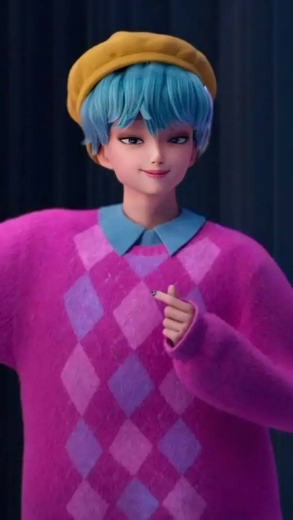 ai character: baby saja background