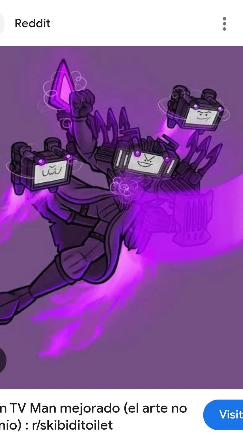 ai character: Titan Tv Man 3.0 background