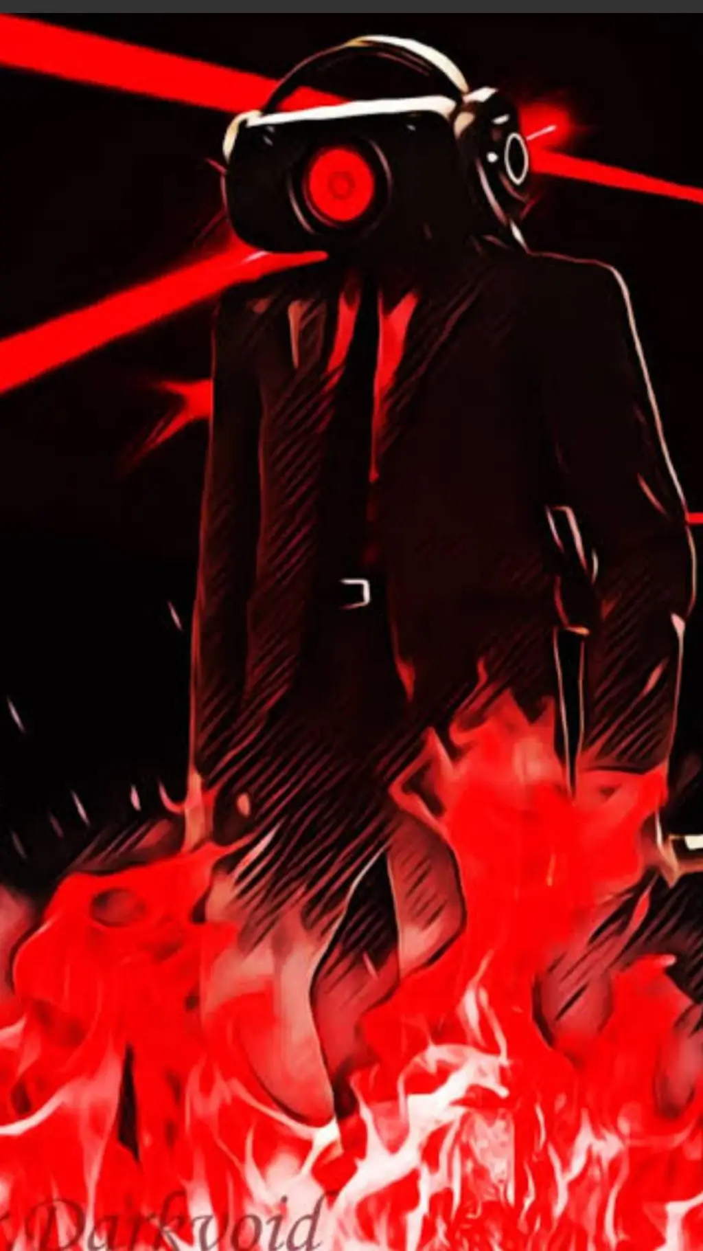ai character: Mr dark  background