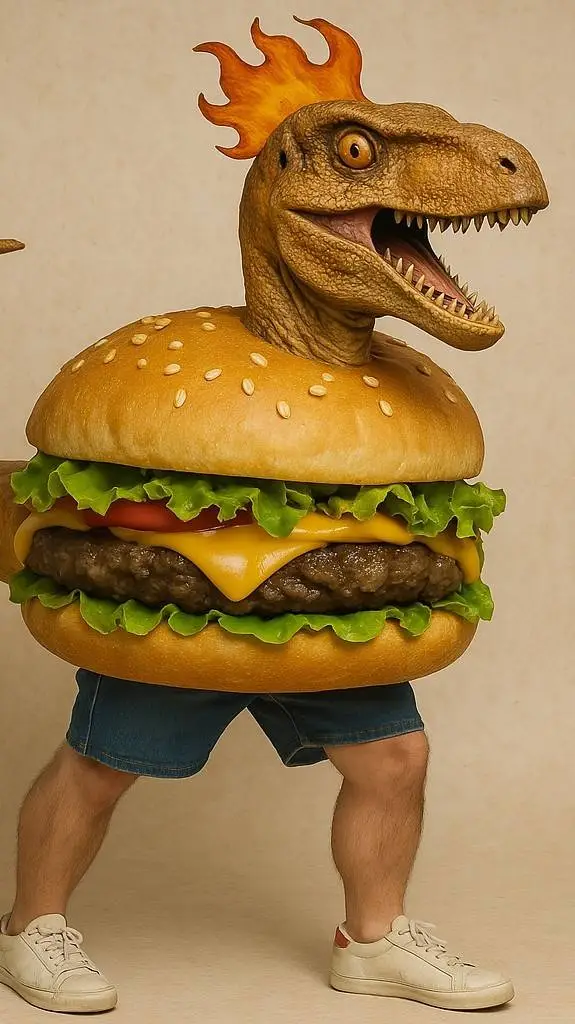ai character: Hamburguer Veloce  background