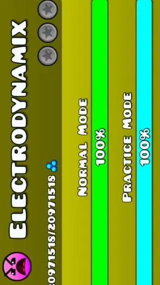 ai character: Geometry Dash  background