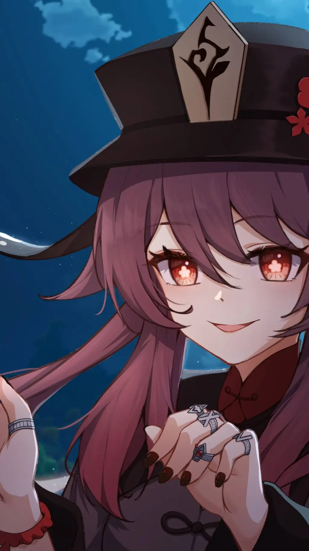 ai character: Hu tao  background