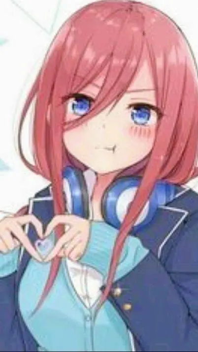 ai character: Miku Nakano  background