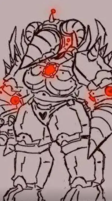 ai character: Titan drill woman background