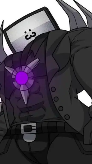 ai character: Titan tv man ;-; background