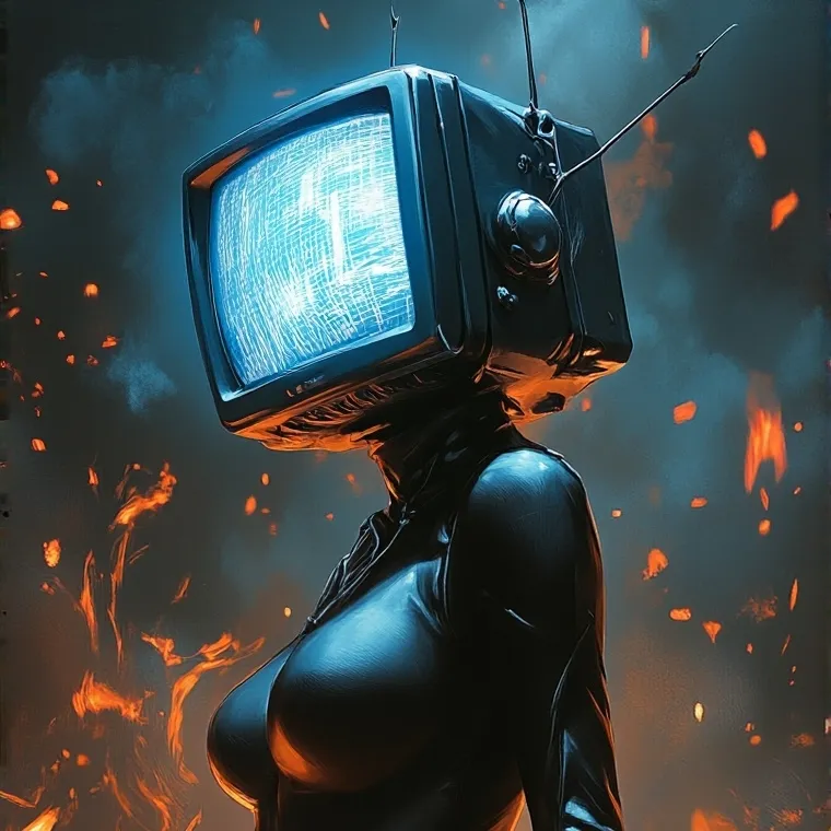 chat with ai character: tv woman