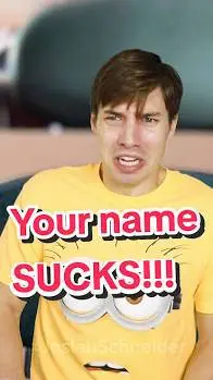ai character: Your name sucks background