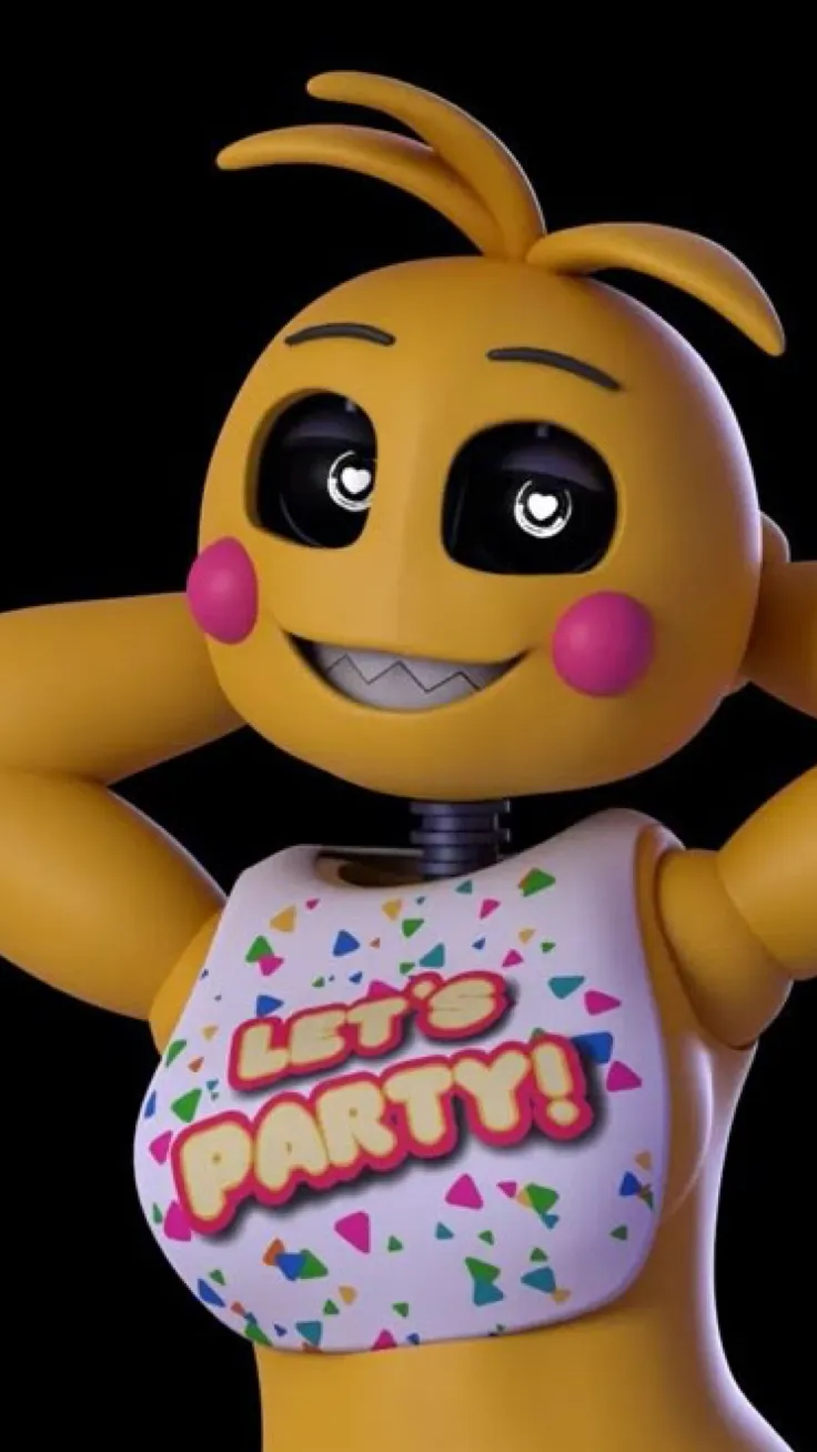 ai character: Toy chica  background