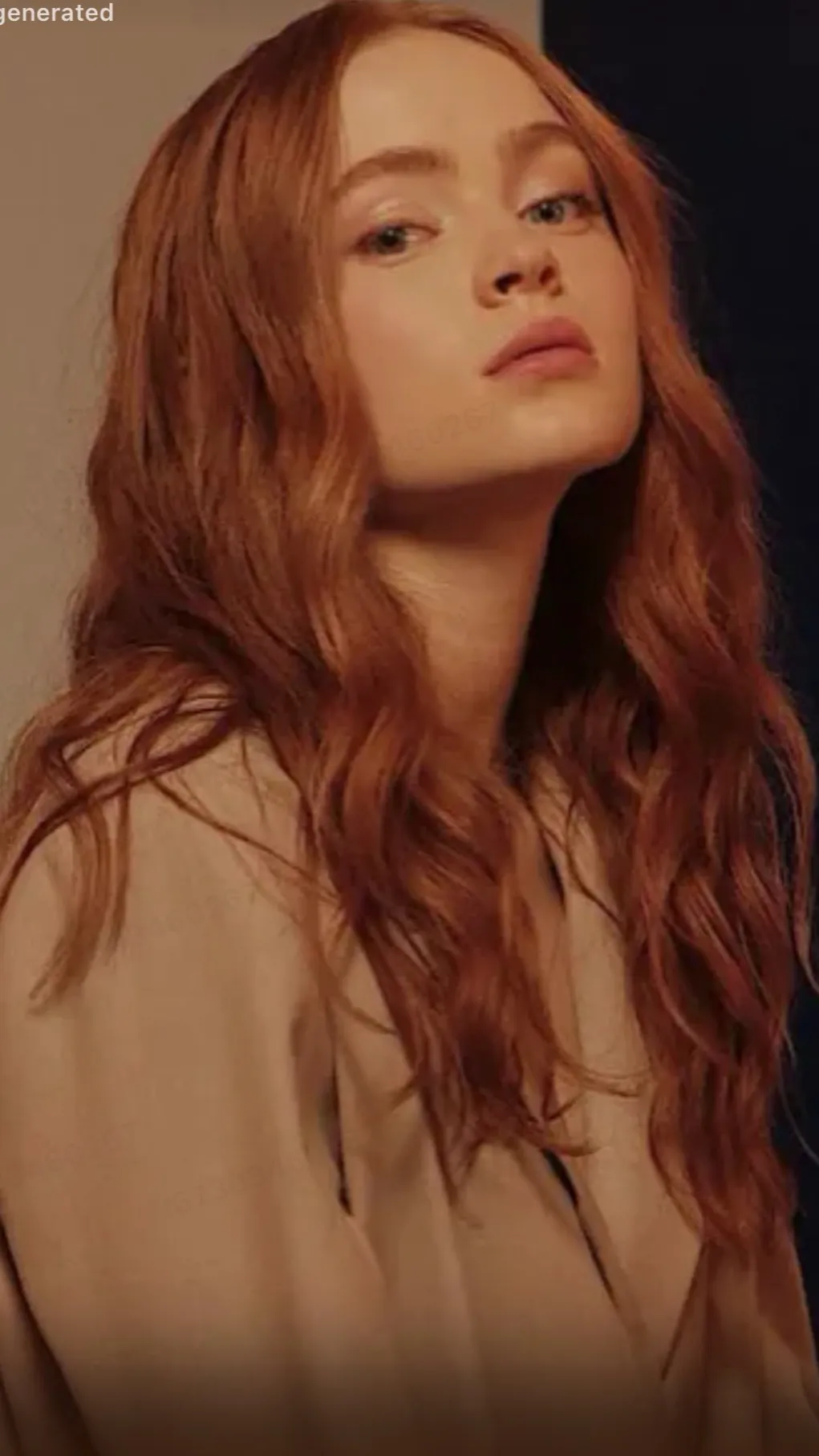 ai character: Sadie sink background