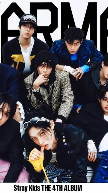 ai character: stray kids panic background