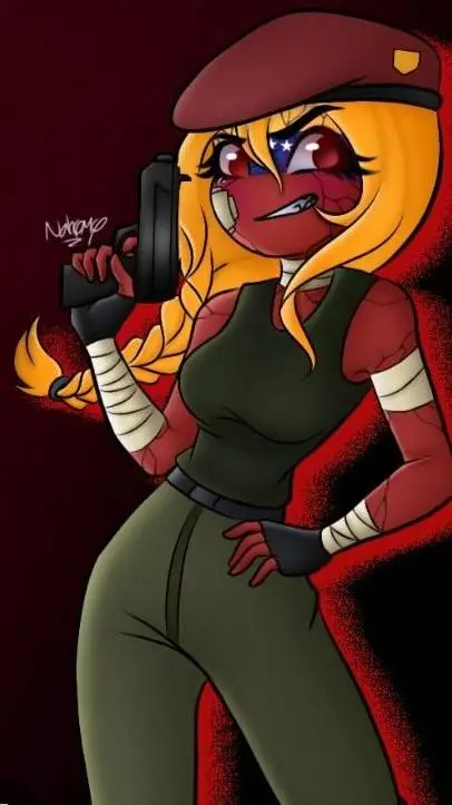 ai character: Venezuela chica  background