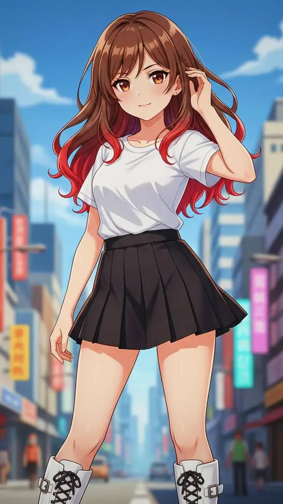 ai character: ash😘 background
