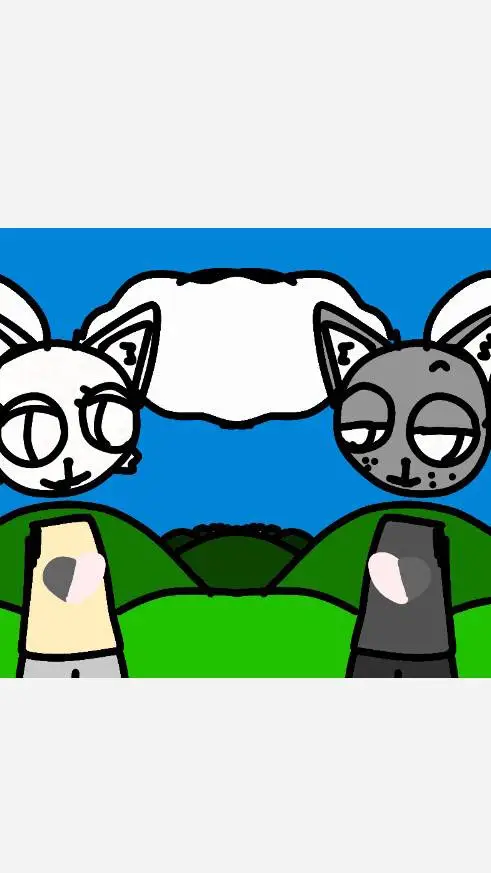 ai character: Gray and wenda background