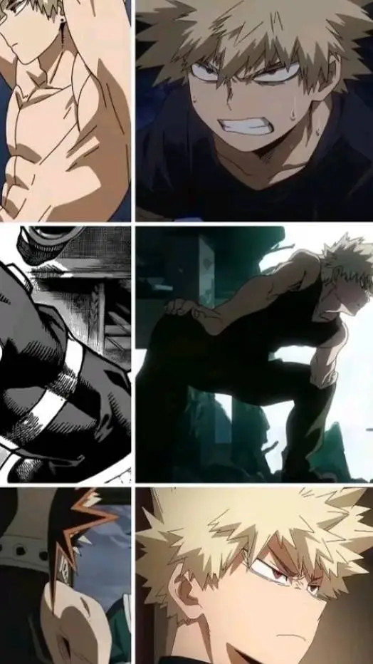 ai character: bakugo  background