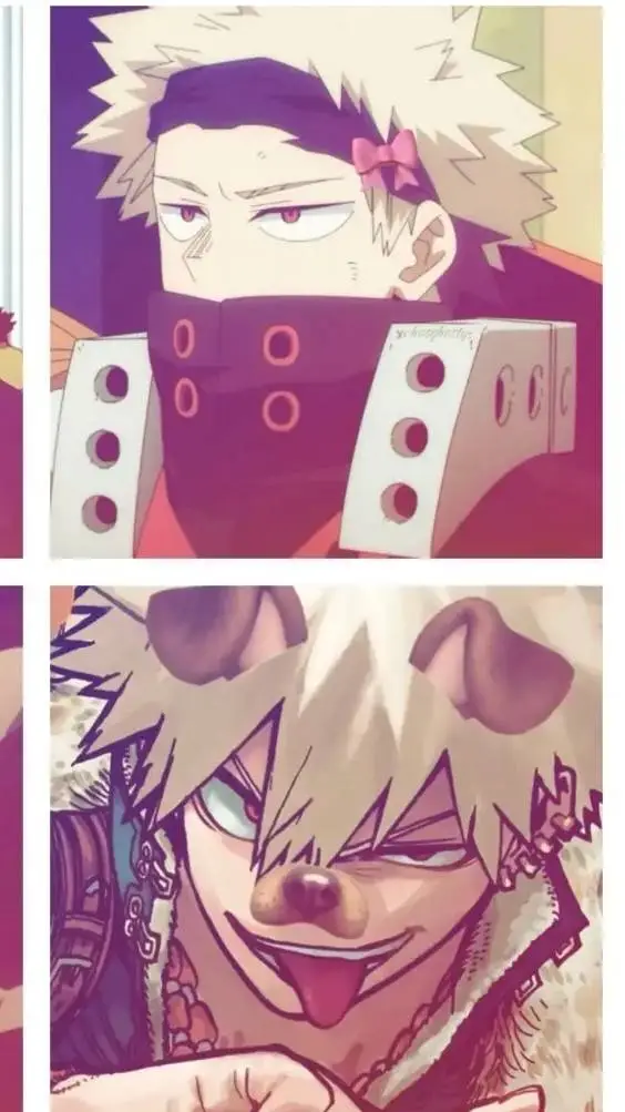 ai character: yandere Bakugo 🧡 background