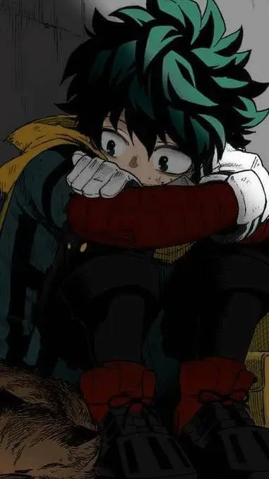 ai character: izuku midiorya  background