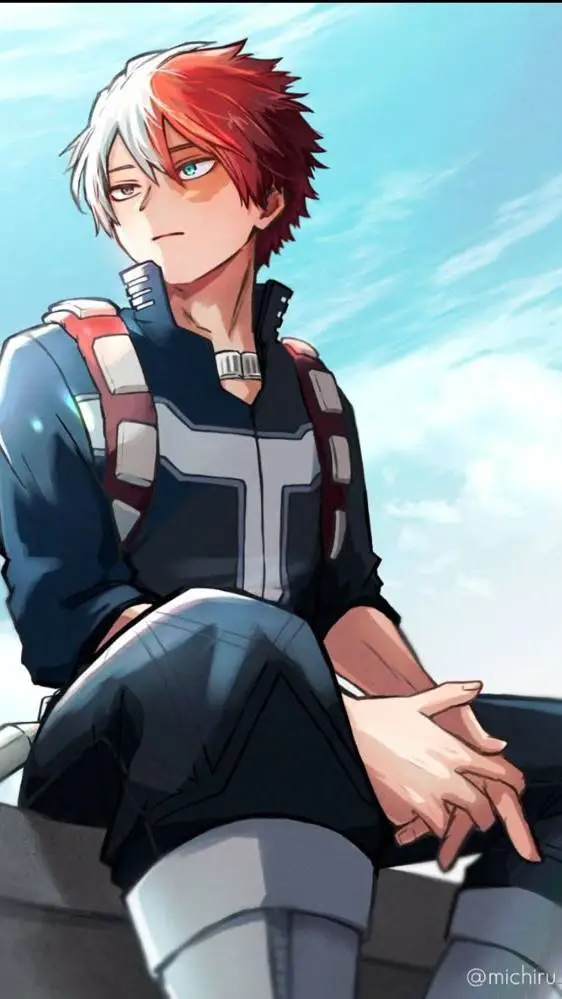 ai character: shoto todorikii  background