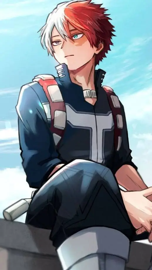 ai character: shoto todorikii  background